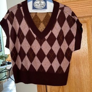 Preppy but stylish sweater vest